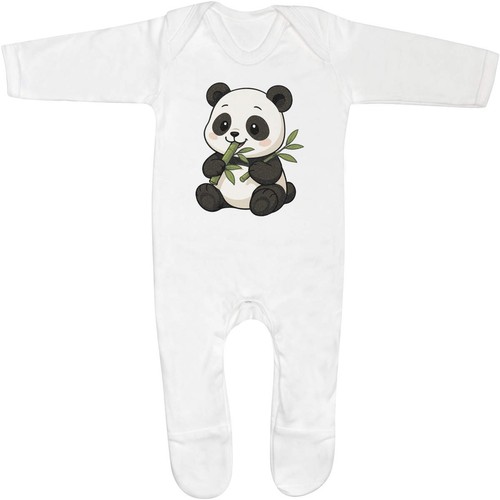 Baby panda eating - 'baby,