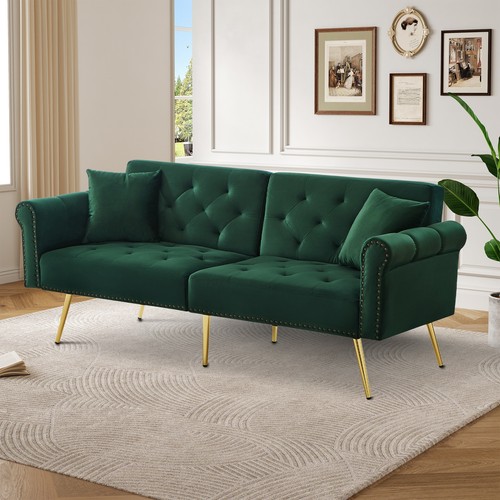 Seater fabric sofa bed - 2,