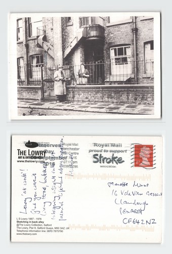 Vintage postcard lowry - postcard, l.s.