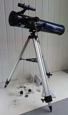 Optus Reflector Telescope 700mm x76mm inc Tripod & Additional Lenses (BU)