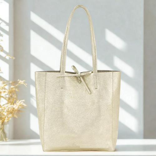 Real leather shopper - leather, bag