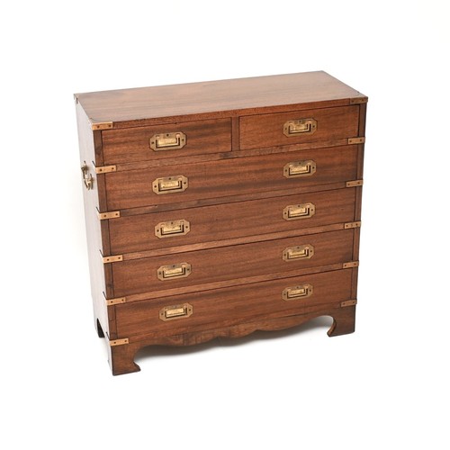 Antique mahogany military - antique,
