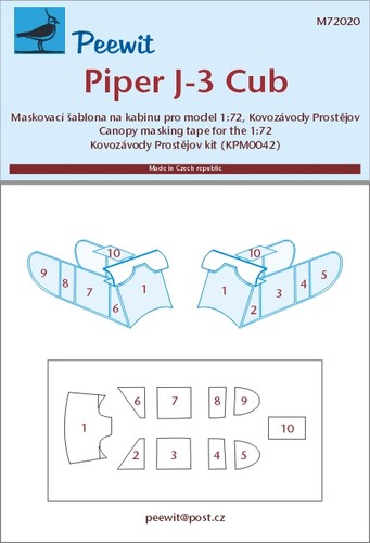 Peewit pee72020 piper - peewit, 1:72