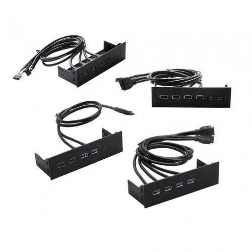 Inch usb front - 5.25, panel
