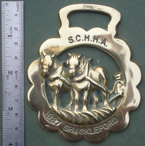 Horse brass schha - kb, brass: