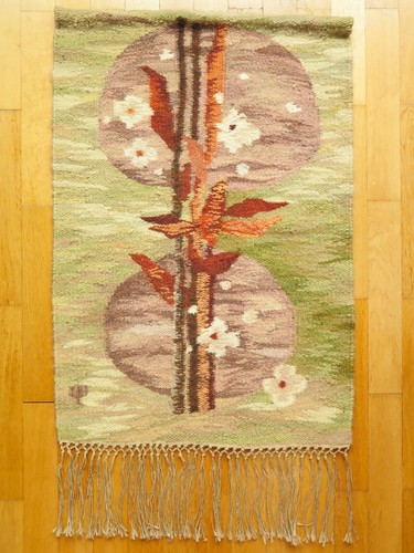 Vintage polish handwoven wool - handwoven,