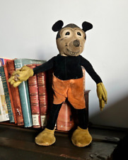 RARE 1930s Antique Mickey Mouse Deans Rag Book Figure Made in England LARGE 15"