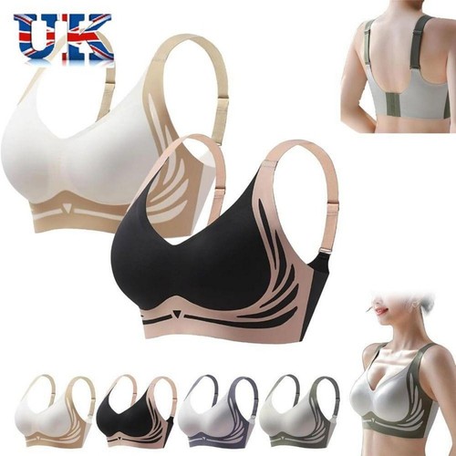 Womens wireless push bra - up,
