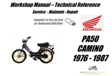 Honda PA50 CAMINO Service