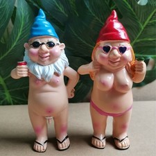 Pair garden gnomes - pair,