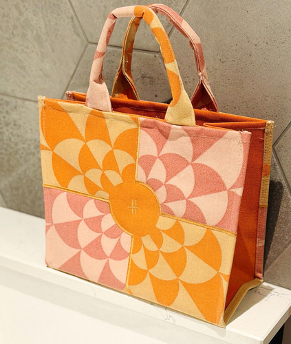 New harrods tote - new, orange