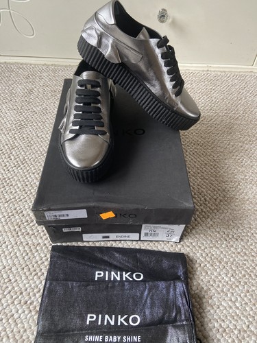 Pinko leather silver - pinko,
