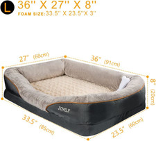 JOYELF Large Memory Foam Dog