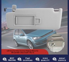 Left Gray Sun Visor Sunvisor