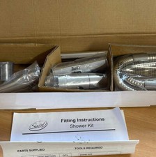 Shower Kit Swirl Chrome