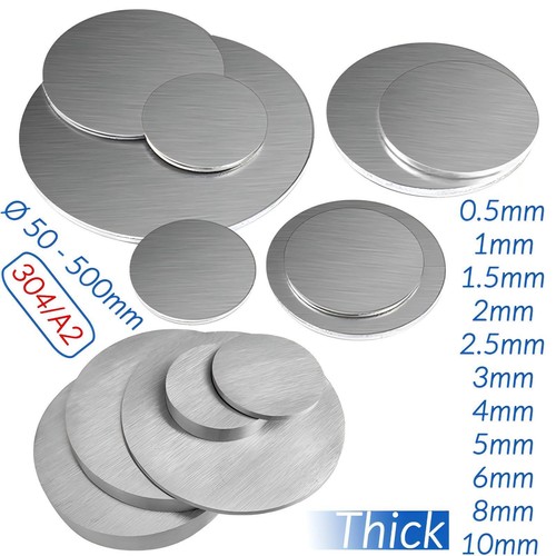 Stainless steel blank disc - stainless,