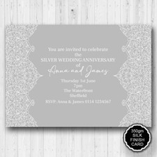 Personalised 25th Silver