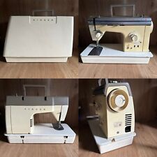 Singer 377 Electric Zig Zag Sewing Machine With Case & Pedal - Tested Working