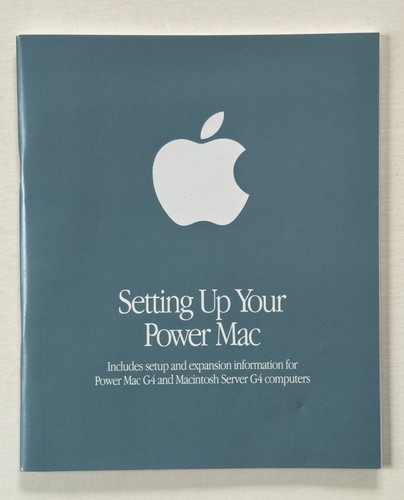 Setting your power mac - setting,