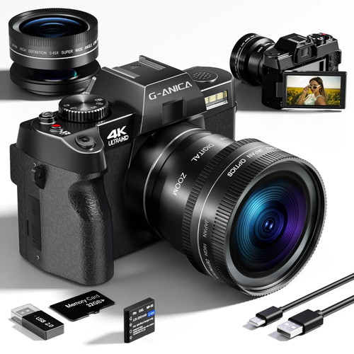 Camera 48mp vlogging cam - 4k,