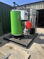 Steam Boiler CFB 4VT Pre-Piped And Wired, Skid Mounted, industrial boiler.