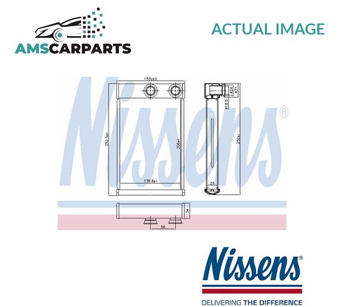 Heater radiator exchanger lhd - heater,