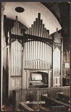 HATHERLEIGH postcard Church Organ