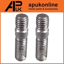 2x Exhaust Manifold Elbow Stud 3/8 for Case International IH 684 733 740 Tractor