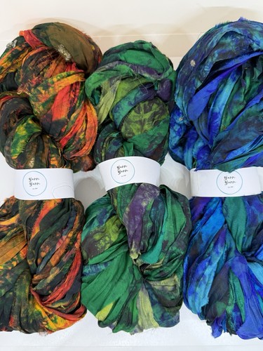 Sari silk ribbon x - silk, ribbon,