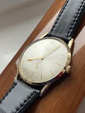 9ct gold vintage gents wrist watches