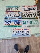 USA License Plate Bundle Exellent Addition For Any Collector To Display,  Nice