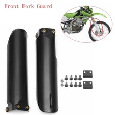 Pair Round Black Front Fork
