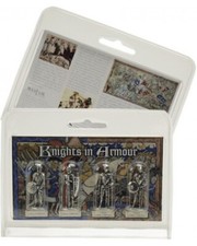 Miniature Knights In Armour Metal Soldiers 4cm New & Packaged