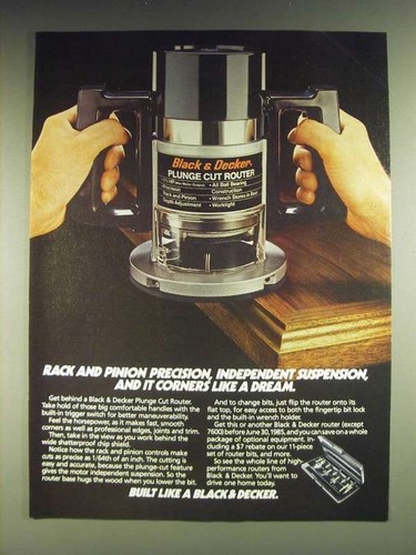 1984 black decker plunge cut - black,