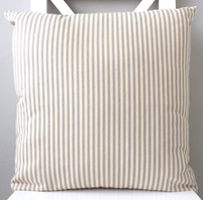 18" x 18"  Striped Ticking