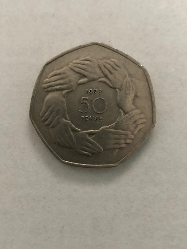 1973 50p fifty pence - 50p, style