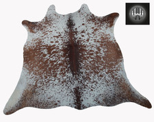 Real Picture! 100% Natural Cow Hide Rugs Cowhide Skin Hairon Leather Floor Rug