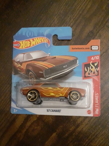 Hot wheels camaro - hot, flames