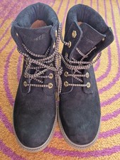 Landrover Women's Black Suede