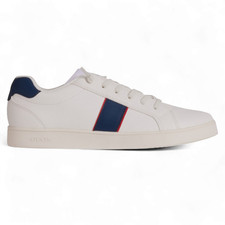 Geox Boys White Navy Low-Top
