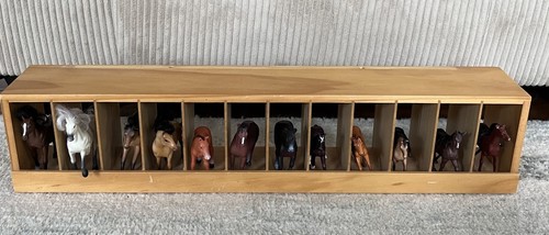 Wooden horse stable lot - stable,