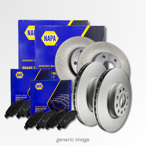 Napa front rear brake discs - brake,