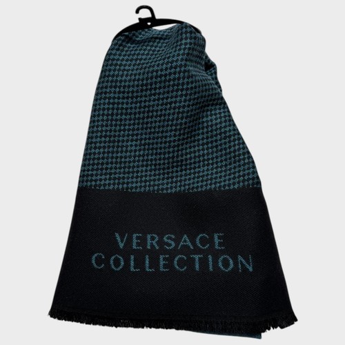 Versace scarf men - men's, turquoise