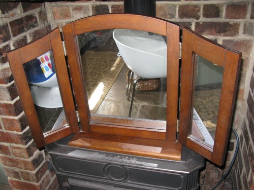 Vintage rustic wooden tri - vintage,