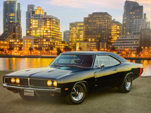 1969 dodge charger black - dodge,