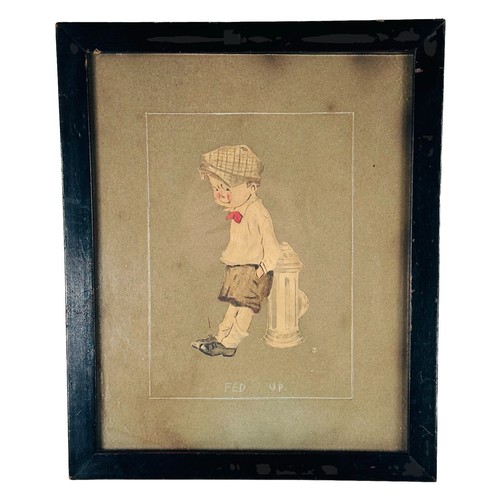 Scrapbook comical art - scrapbook, sketch