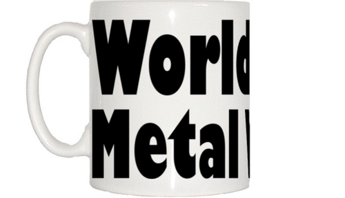 World best metal - world's, mug