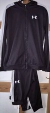   Under Armour boys / mens Black  tracksuit  full set  size  XL ( YXL) 