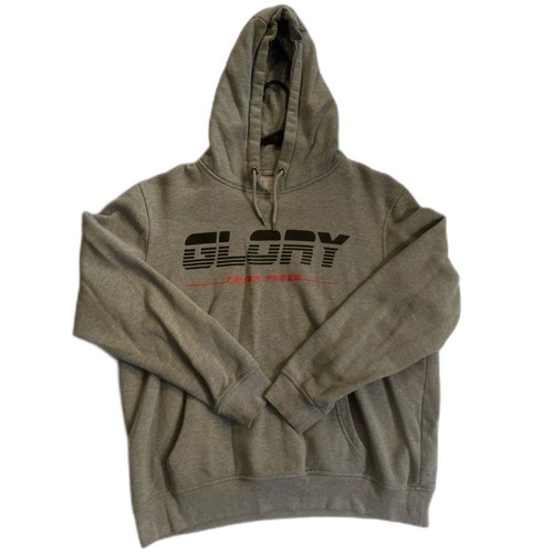 Gray hoodie with - hoodie, accents