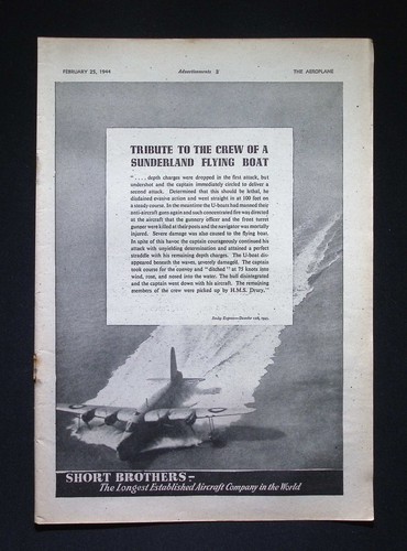 Original 1944 advert - original, short